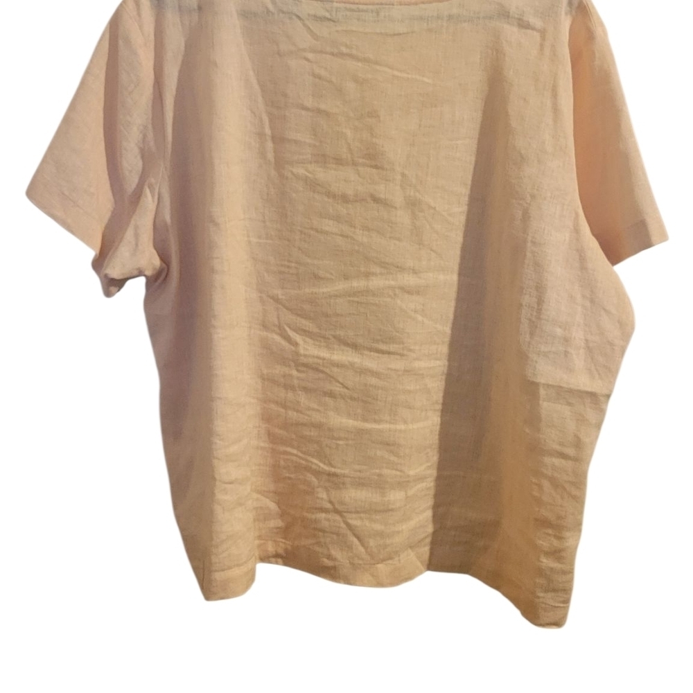 Orvis Women's Light Pink Short Sleeve Top - Picture 2 of 4